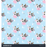 Blue,pink Cow’s