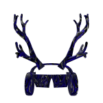 ⏳ Neon Stag Chariot Antlers