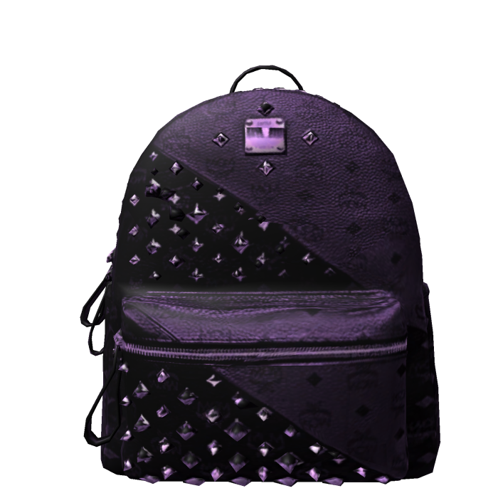 Black&Purple MCM BackPack