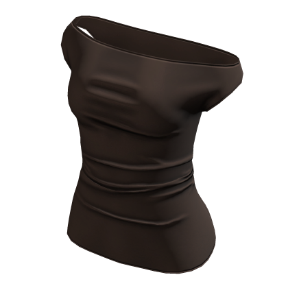 y2k ☆ off-shoulders brown shirt