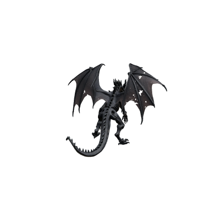 Undead Black Horror Dragon