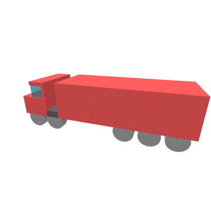 Scalable toy truck closed W cargo