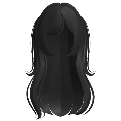 ♡ : flowy pigtail long hair in brown Roblox item