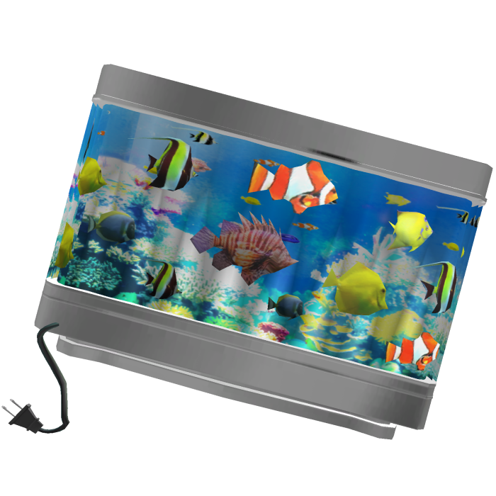 Frutiger Aero Fish Lamp