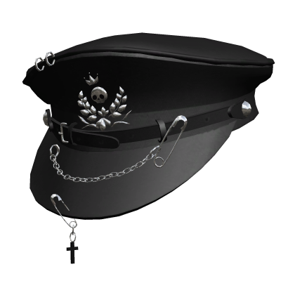 Goth Captain Hat