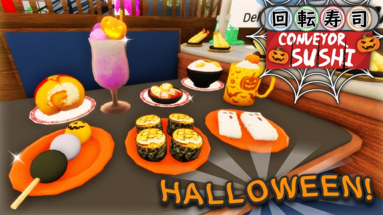 🎃🍣 Conveyor Sushi Restaurant