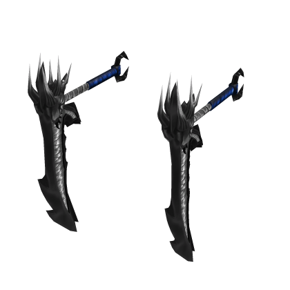 (1.0) Front Dual Leviathan Scythes - Alt. Silver