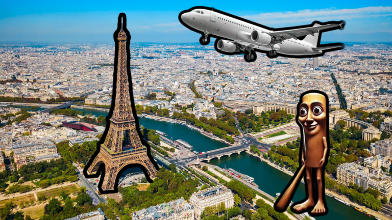 Fly in an airplane to Paris simulator. screenshot 1