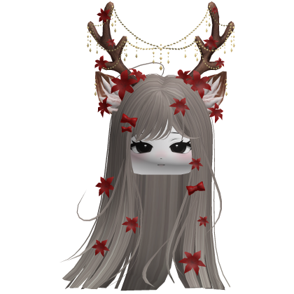 Ethereal Christmas Fairy Fawn Hair w/ Antlers