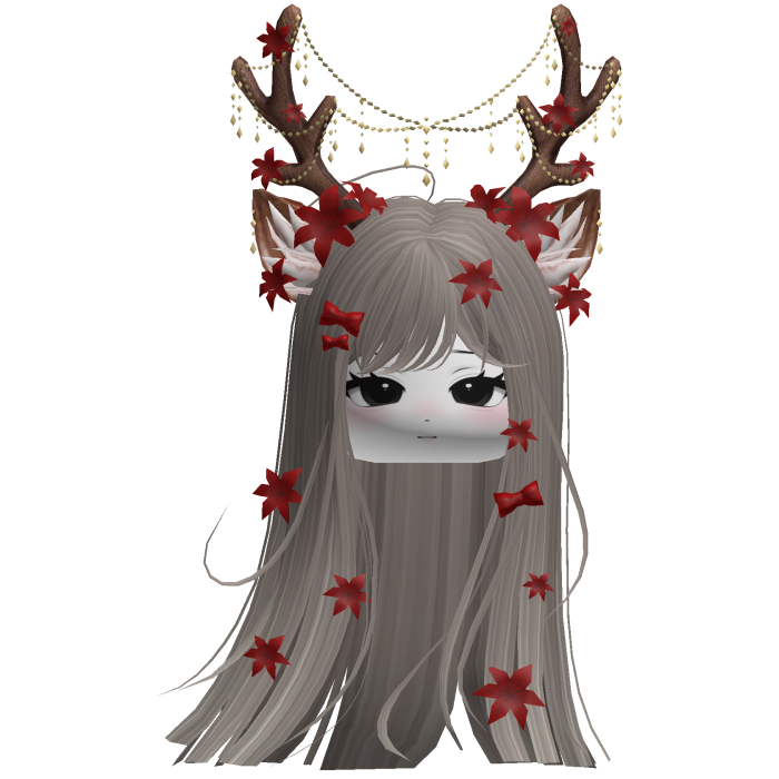 Ethereal Christmas Fairy Fawn Hair w/ Antlers