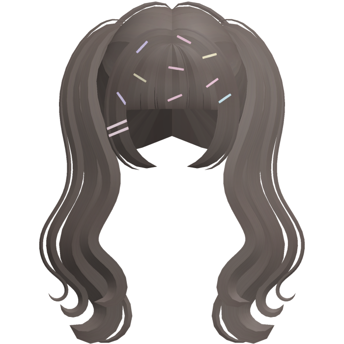 ꒰ ୨୧ ꒱ sprinkle flowy pigtails in ash