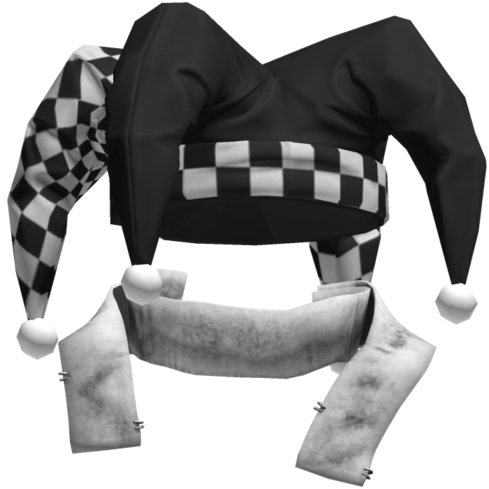 Black Jester Clown Hat Vkei Emo Dashie