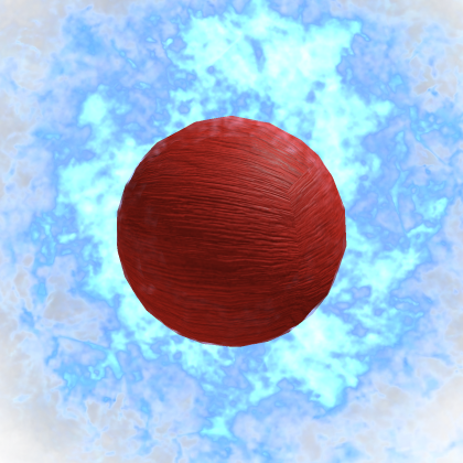 sky blue fire ball