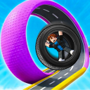 Ride tire slide down