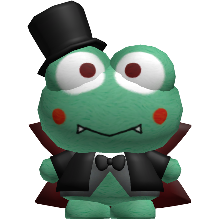 Keroppi Halloween Plushie Sanrio