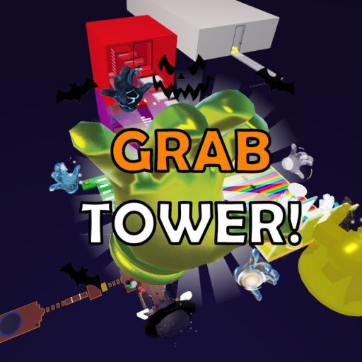 [🎃+67]🖐️Grab Tower🖐️ official Roblox game thumbnail