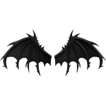Onyx Shadowpiercer Wings