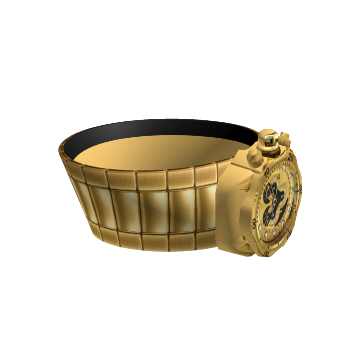 Relogio Dourado Estiloso