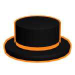 Orange Neon Void Top Hat