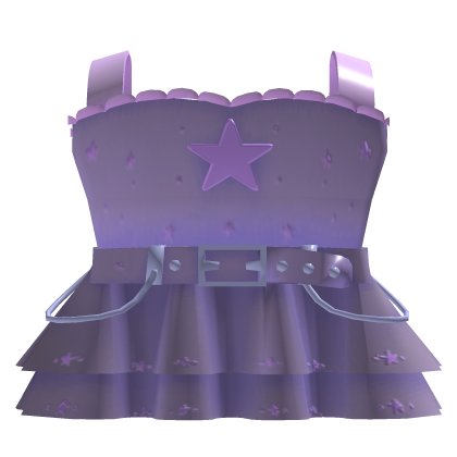 Soft Purple y2k babydoll skirt Roblox item