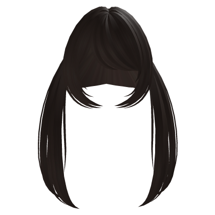 moe dark brown long pigtails