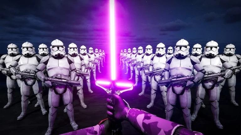 💥Starkiller Battleground [NEW Light Saber & Guns]