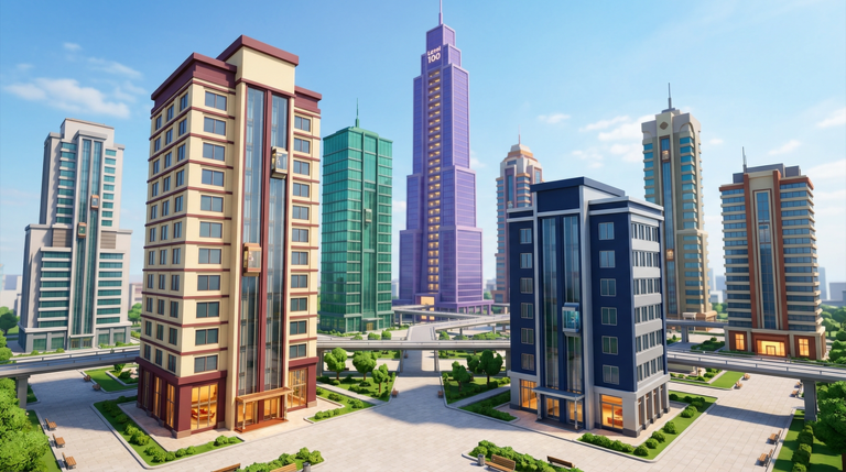 Elevator Sky Towers