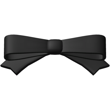 Black Head Bow Roblox item