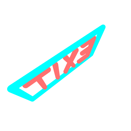 Neon Exit Sign