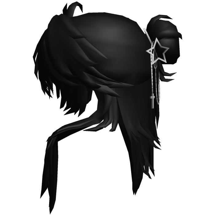 Black Messy Gothic Wolfcut
