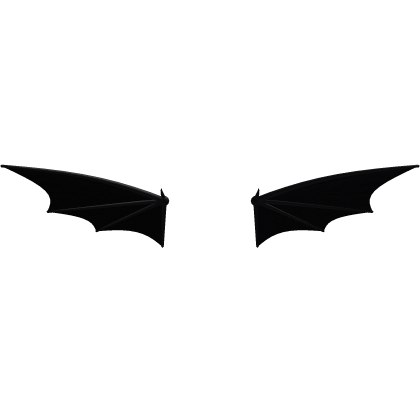 ˖° Black bat wings