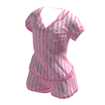 Pink Plush Palm Puff Pajamas