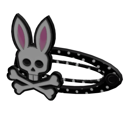 ⏝🐰: Cute Psycho Bunny Hairclip