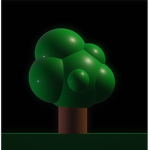 the feild with trees