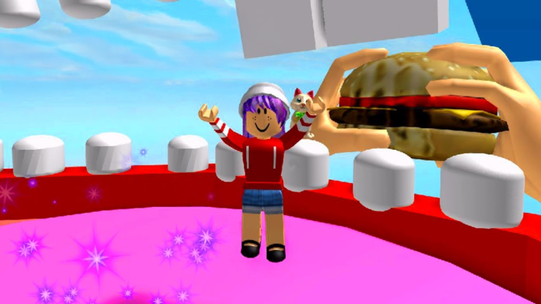 ESCAPE GIANT FAT GUY OBBY! screenshot 2