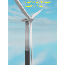 explores an acciona wind turbine