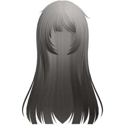 🤍 adorable tsundere long hair in ombre ash