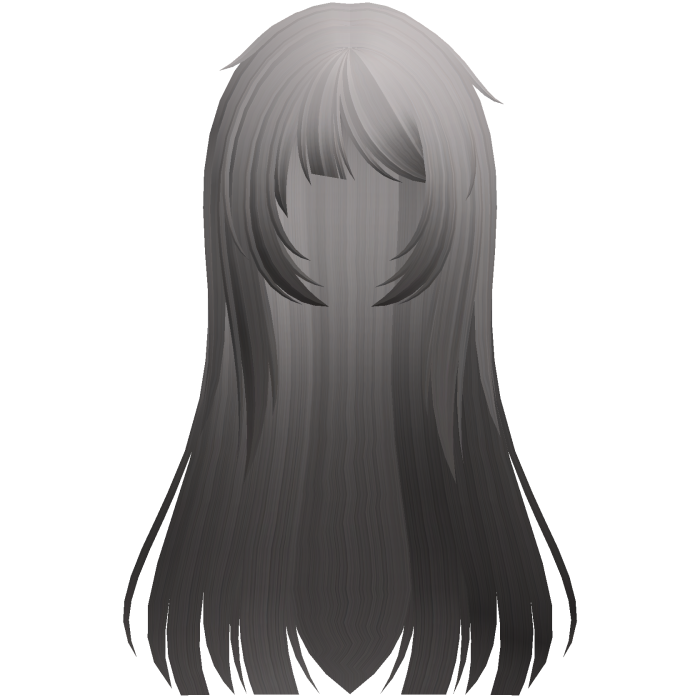 🤍 adorable tsundere long hair in ombre ash