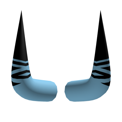 Big Blue Oni Horns Roblox item