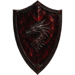 Crimson Scales Dragon shield