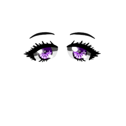 Purple custom eyes Roblox decal