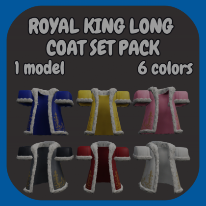 [R15/R6] Royal king long coat set