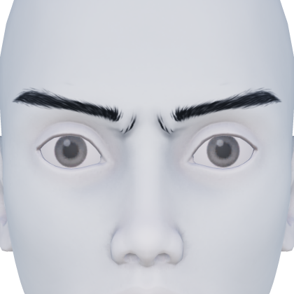 Angry Male Eyebrows