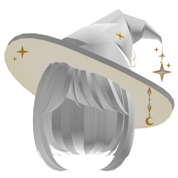 Little Witch Hair White
