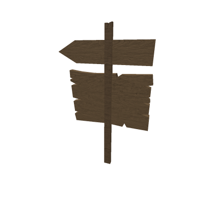 Wooden Sign Post