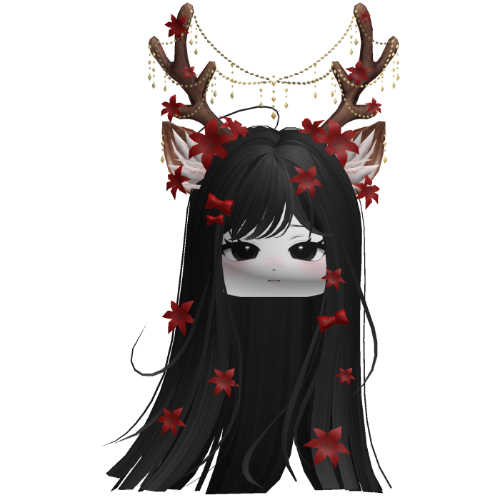 Ethereal Christmas Fairy Fawn Hair w/ Antlers