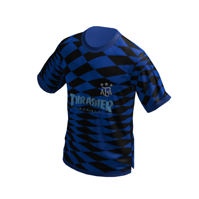 Argentina Blue Checkered Jersey