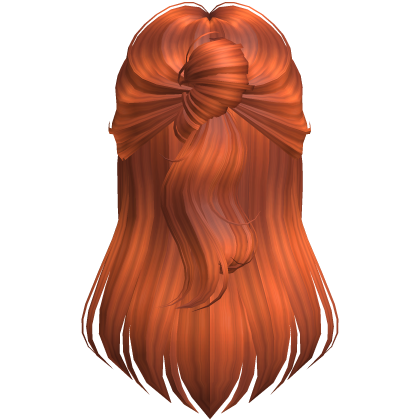 Half-Up Ponytail Hair (Ginger) Roblox item