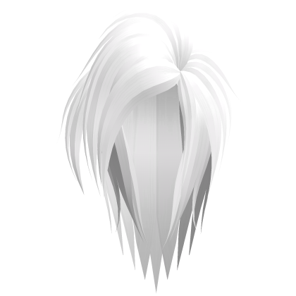 Emo Gyaru Teased Big Yamanba Hair in White