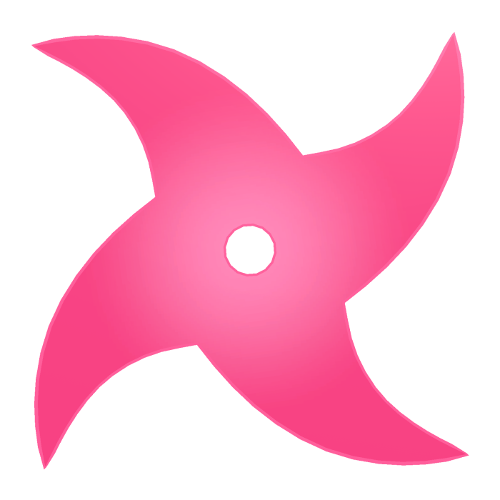 Light Reddish Shuriken Halo - Michiru